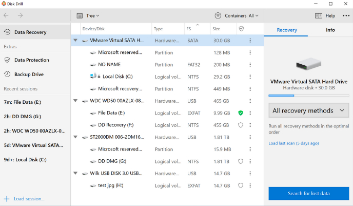 Windows için Disk Drill ile Dosyalarınızı Kurtarma