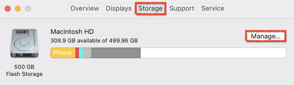 managing your mac storage