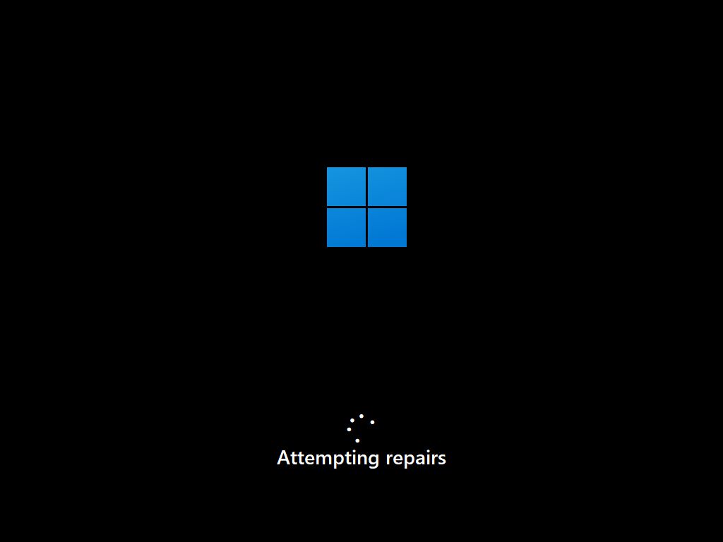 Windows 11 Startup Repair Attempting Repairs