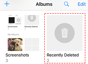 how to retrieve recently deleted photos on iphone