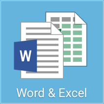Word و Excel المستند